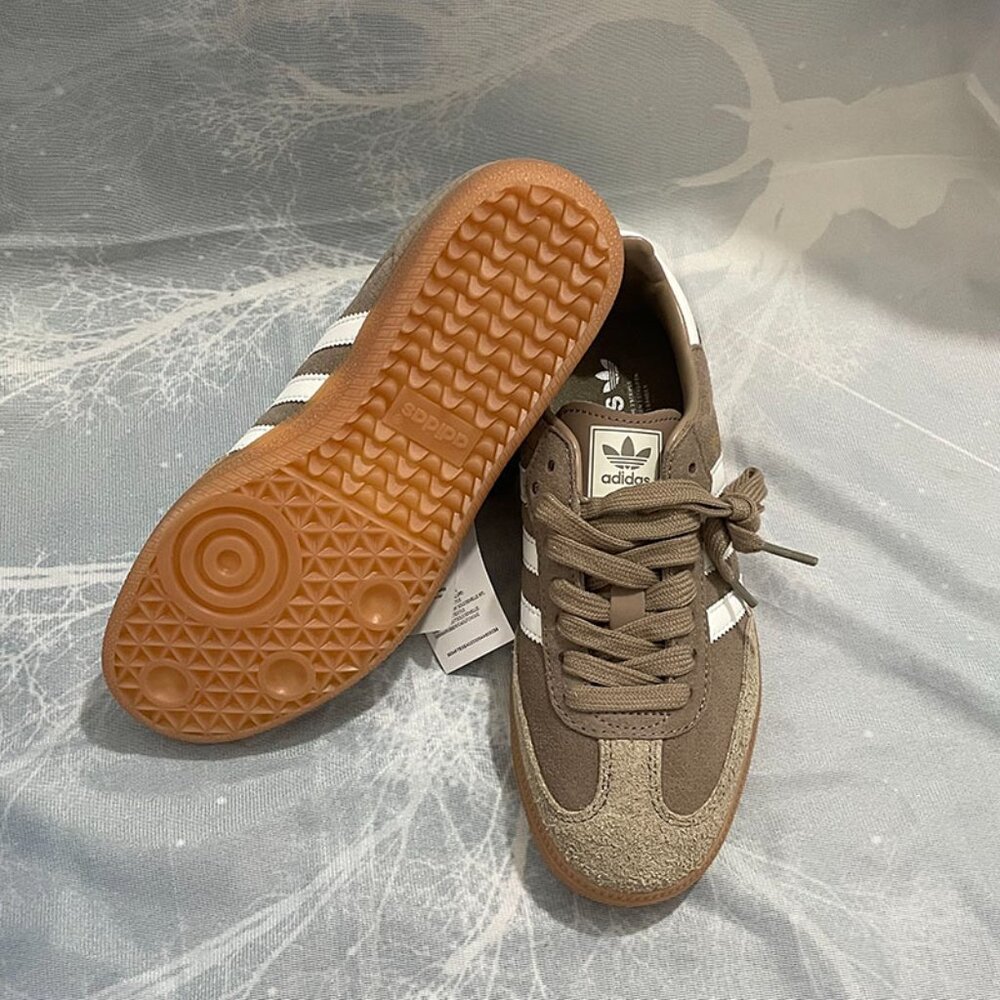 Adidas Brown Lace-Up Sneakers - Picture 2 of 5